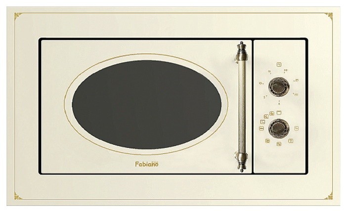 Cuptor cu microunde incorporabil Fabiano FBMR 46 Ivory