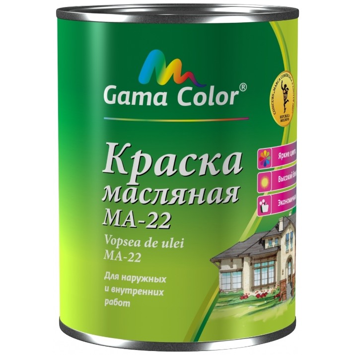 Vopsea Gama Color MA-22 Yellow-Brown 2kg CG233220