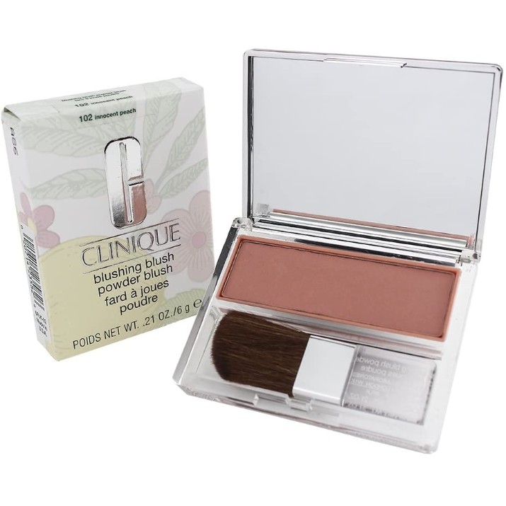 Blush pentru față Clinique Blushing Blush 102 Innocent Peach