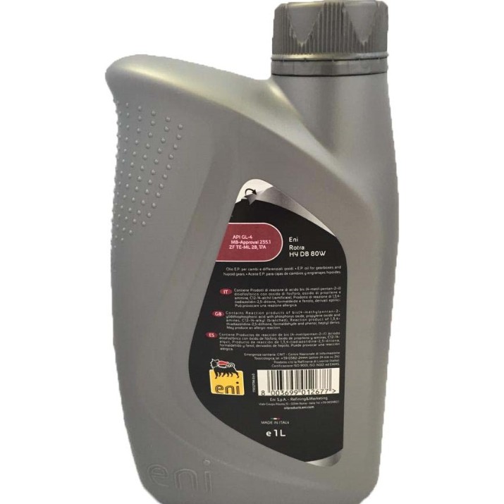 Ulei de transmisie auto Eni Rotra HY DB 80W-90 1LT (127796)