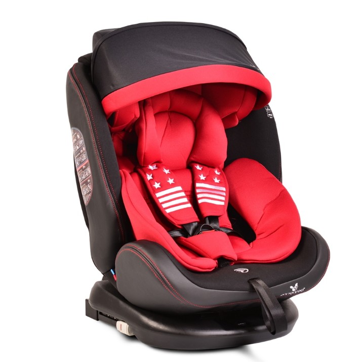 Scaun auto pentru copii Cangaroo Pilot Isofix Red