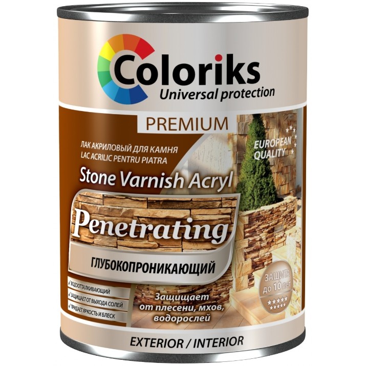 Лак Coloriks Premium Eco Stone Varnish Acryl 2.5L CG401325