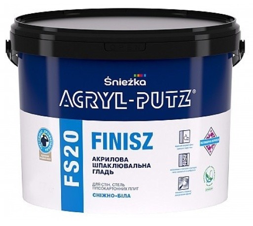 Glet pentru pereti si tavane Sniezka Acryl-putz finisz 5kg