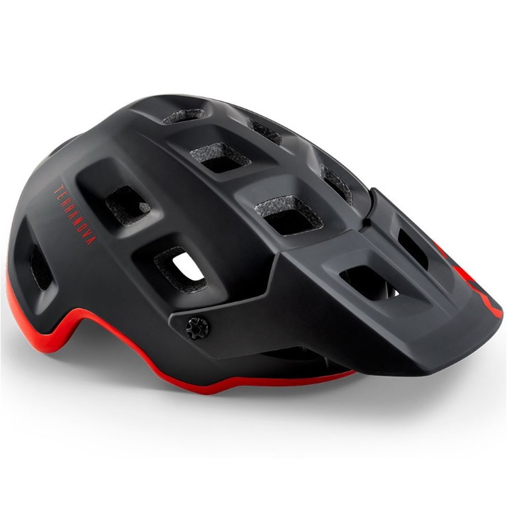 Шлем Met Terranova Matt Black/Red Glossy L