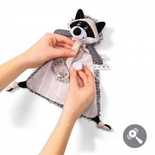 Carabinier pentru suzeta BabyOno Racoon Rocky (0747) 