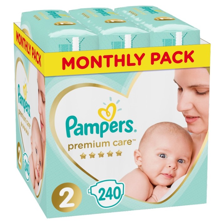 Подгузники Pampers Premium Care Mini 2/240pcs