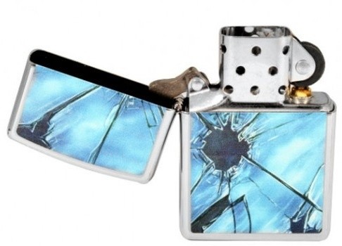 Brichetă Zippo 250.325 Broken Glass