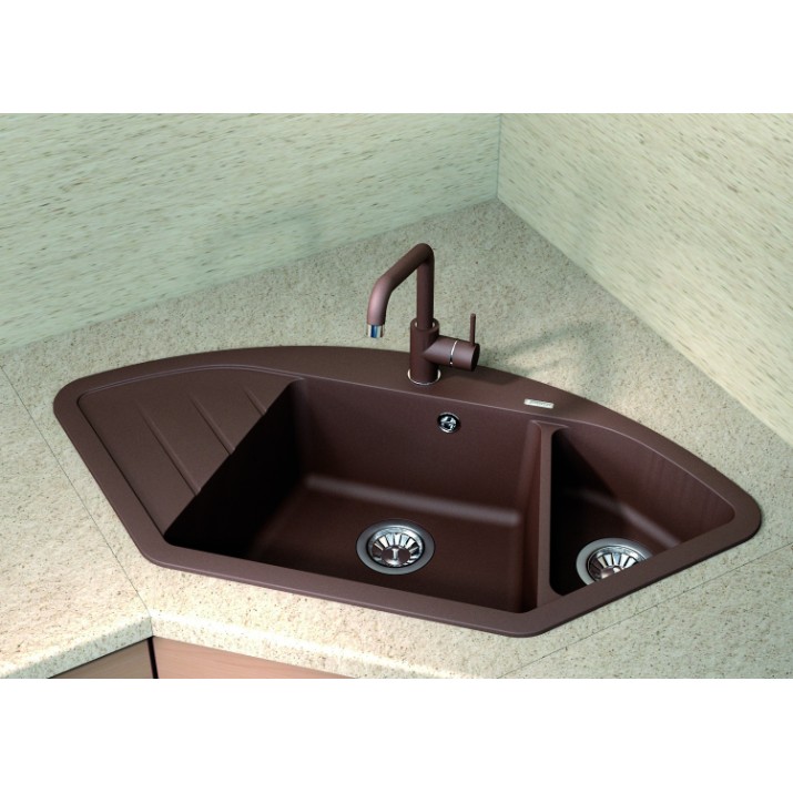 Chiuvetă de bucătărie Florentina Vesta Moka (20.285.E1005.303)