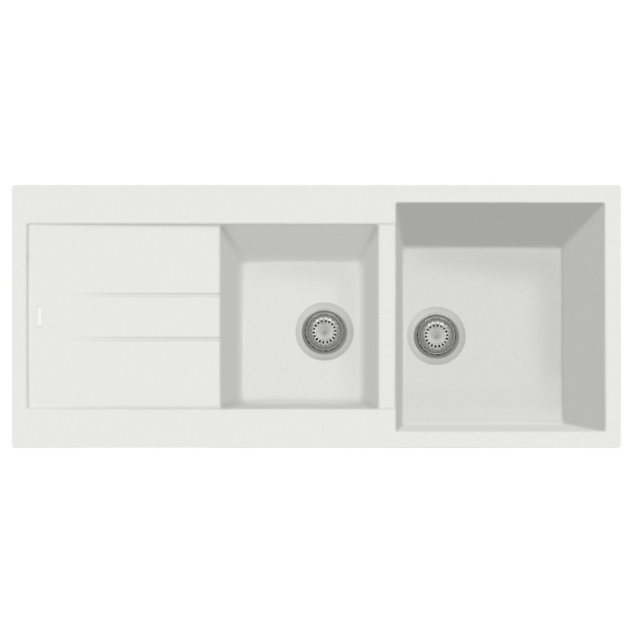 Chiuvetă de bucătărie Plados Elegance AM11620 NS N1 Pure White