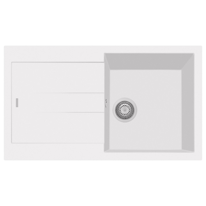 Кухонная мойка Plados Elegance AM8610 NS N1 Pure White