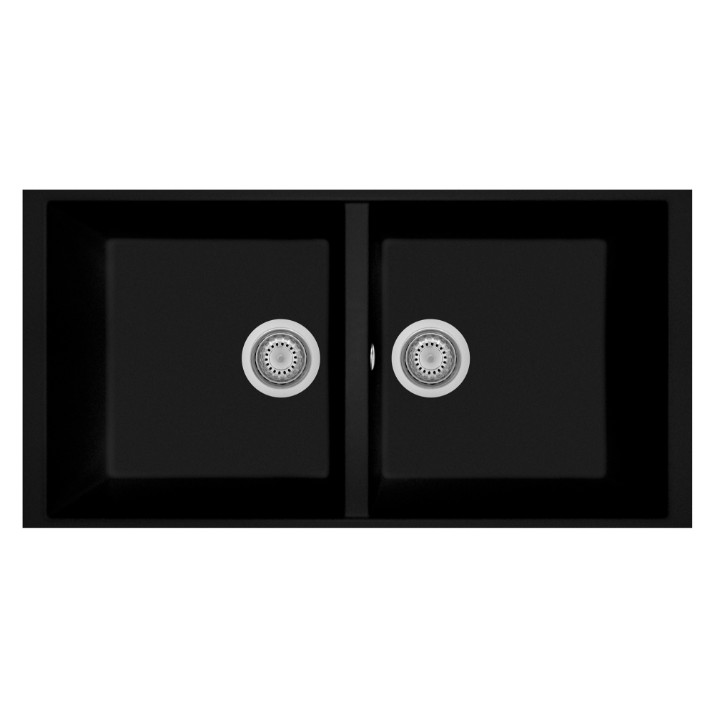 Chiuvetă de bucătărie Plados Elegance AM8620ST NS N6 Deep Black