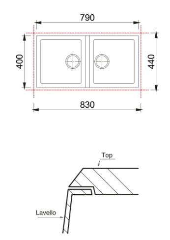 Кухонная мойка Plados One AM8620IT NS N1 Pure White