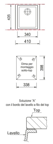 Chiuvetă de bucătărie Plados One ON4110ST NS N3 Argan