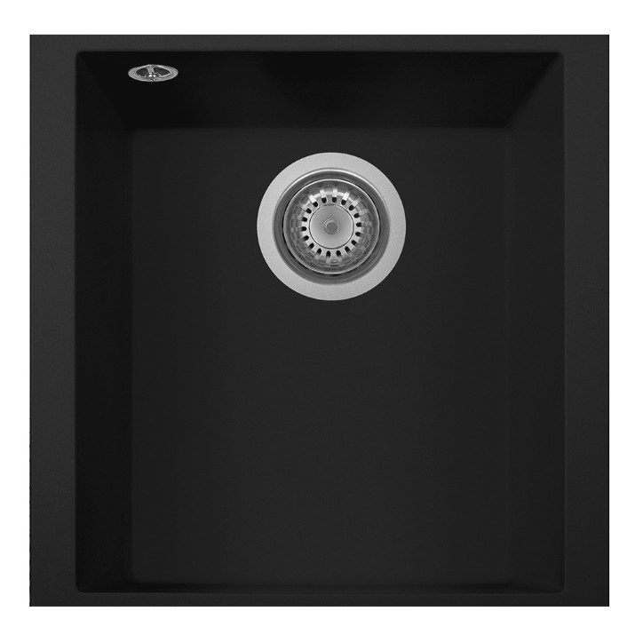 Кухонная мойка Plados One ON4110ST NS N6 Deep Black