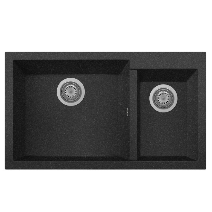 Кухонная мойка Plados One ON8620ST UG95 Ebony Black