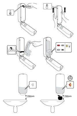 Дозатор жидкого мыла Tork S4 White (561600)