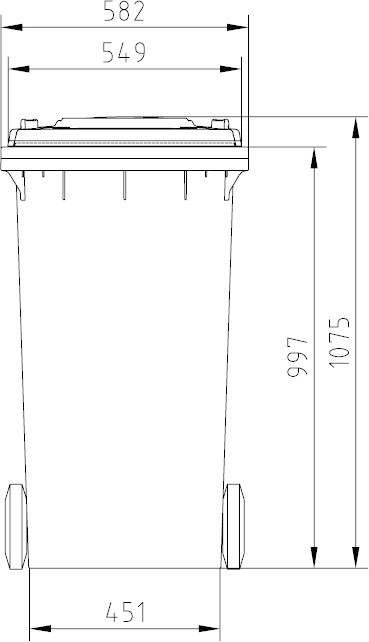 Контейнер Sulo MGB240L Red (1093386)