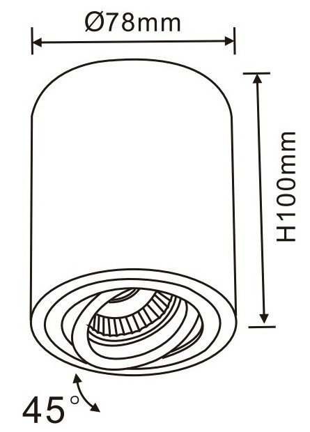 Spot Flitz Leuchten Rondo (FL801-1C)