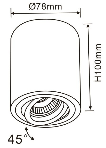 Спот Flitz Leuchten Rondo (FL802-1C)