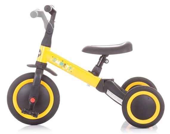 Bicicletă copii Chipolino Smarty 2in1 Yellow (TRKSM0202YE)