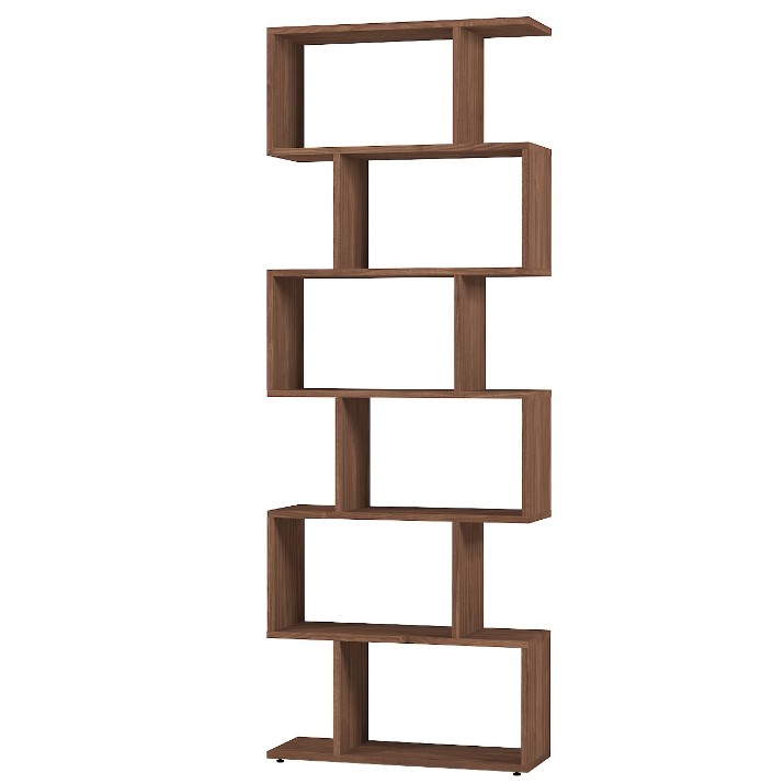 Стеллаж Fabrik Home Wally Орех Каменный 80x25x181cm