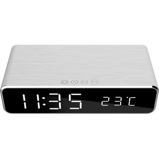 Будильник Gembird DAC-WPC-01-S Silver