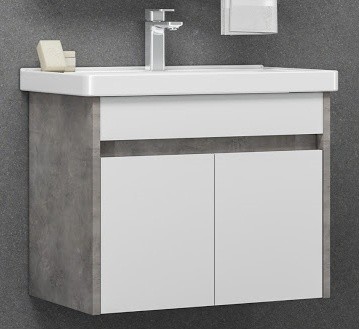 Dulap cu lavoar Orka Aydos 65 Silver (02375)