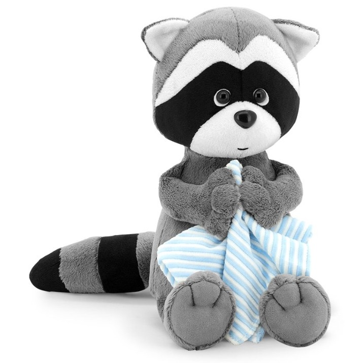Jucărie de pluș Orange Toys Denny the Raccoon with Towel 15cm (OS616/15)
