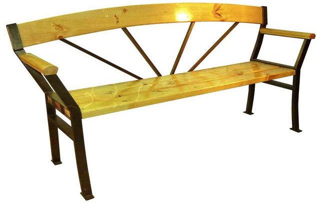 Bancă grădină Alamar Bancă solară (L-1.7m)
