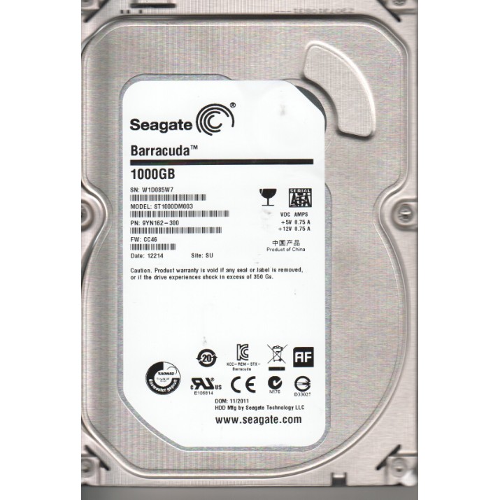 HDD Seagate Barracuda 1Tb (ST1000DM003)