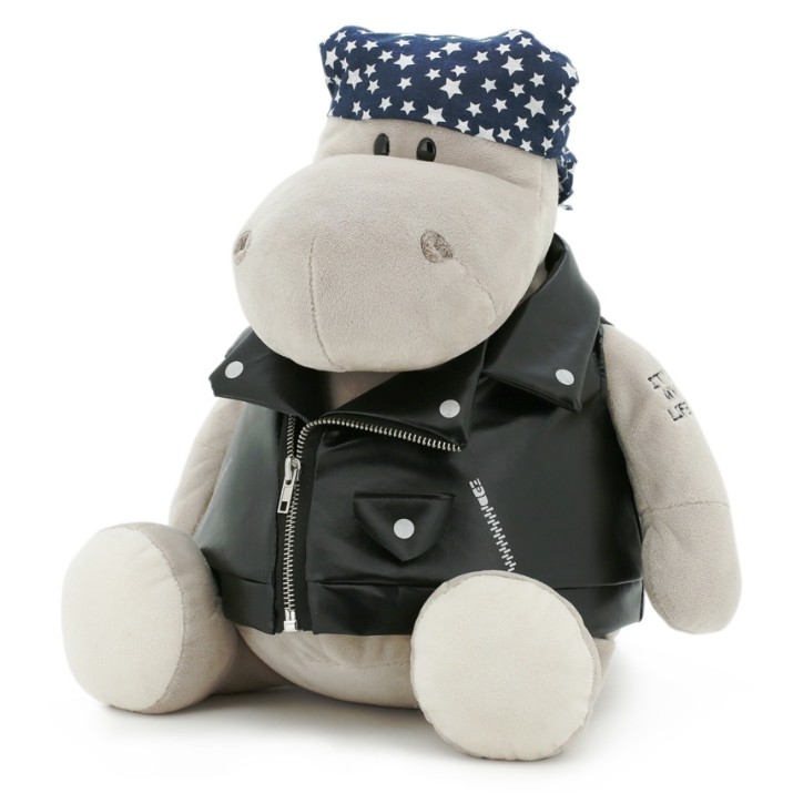 Jucărie de pluș Orange Toys Po the Hippo "Biker" 20cm (MS6102/20)