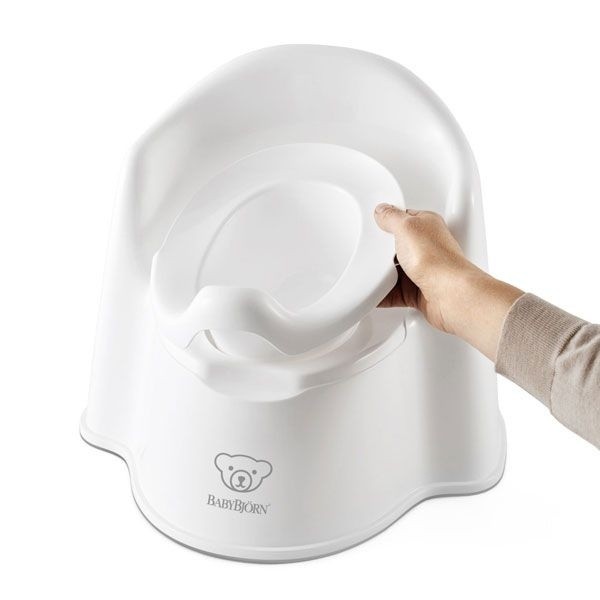 Детский горшок BabyBjorn Potty Chair White (055221A)