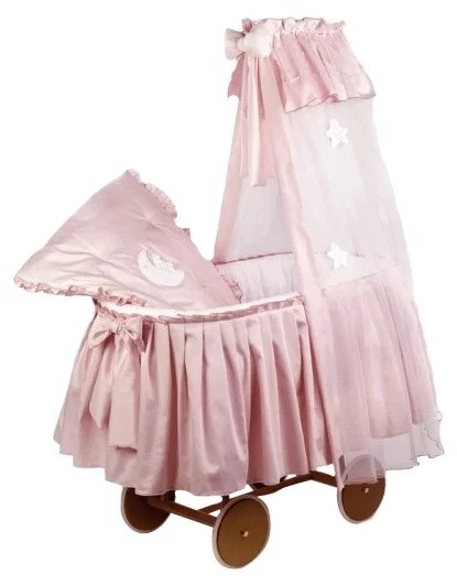 Copertină pentru pătuț Italbaby Petite Etoile Pink (800.0066-1)