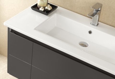 Dulap cu lavoar Orka Likya 80 Antracite (10390)