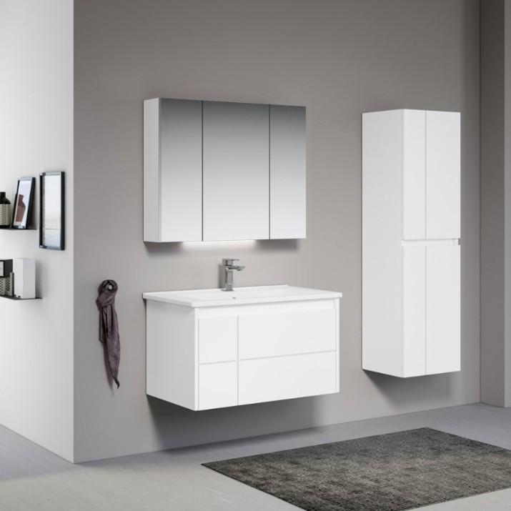 Шкаф с умывальником Orka Likya 80 White (08513)