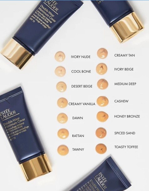 Тональный крем для лица Estee Lauder Double Wear Maximum Cover Creamy Tan 2C5 30ml