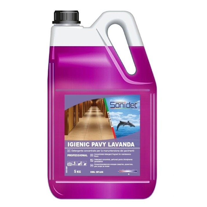 Средство для ухода за полом Sanidet Igienic Pavy Lavanda 5kg (SD1436)
