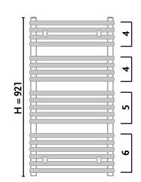 Полотенцесушитель Gorgiel Mars AR1 90/50 White 01 (11)