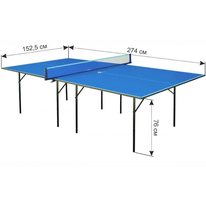 Теннисный стол GSI Sport Hobby Light Gk-1 Indoor Blue