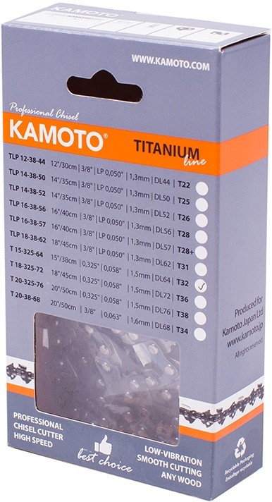 Lanț pentru ferăstrău Kamoto Titanium T 20-325-76