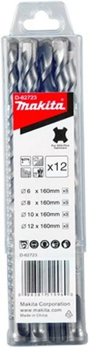 Set de burghie Makita D-62723