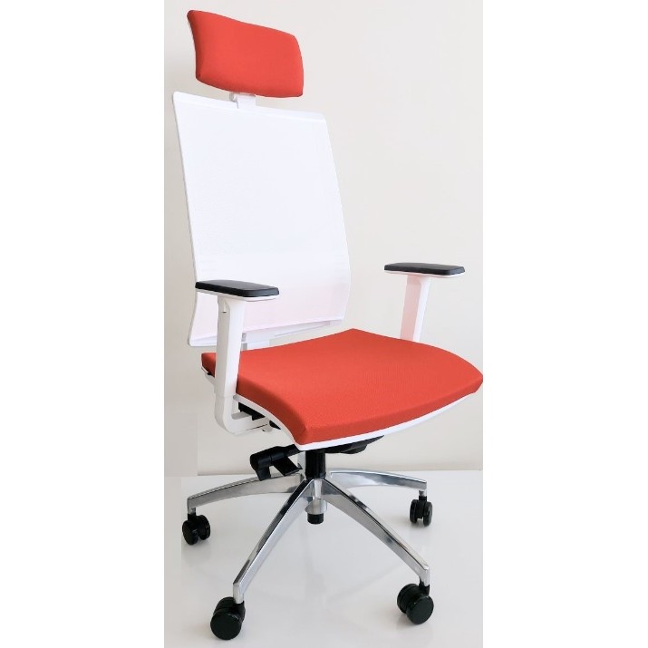 Scaun de birou Antares 1850 Syn Omnia SL PDH White/Orange