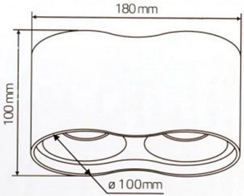 Spot Gauss LED HD033 Black