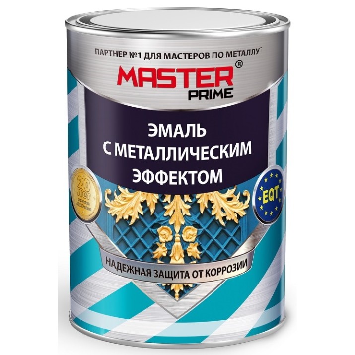 Краска Master Prime Metalic Albastru 0.8L