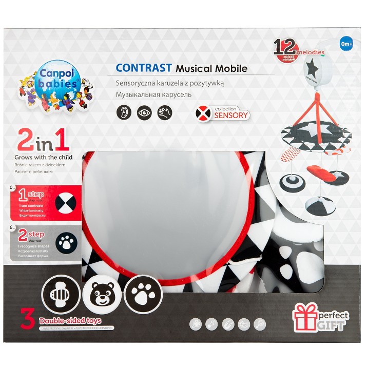 Carusel pentru pătuc Canpol Babies Sensory Toys (68/084) 