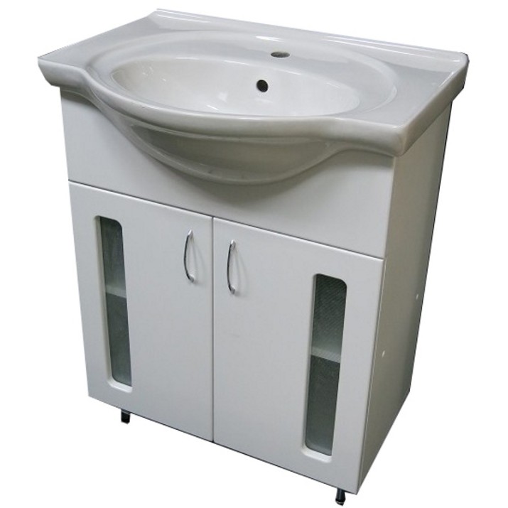 Шкаф с умывальником Aquaplus Bath Clasic Glass 55cm