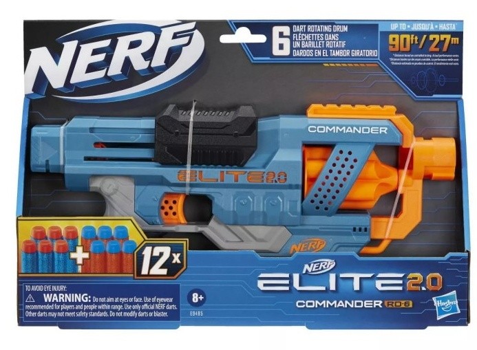 Бластер Hasbro Nerf Elite 2.0 Commander RC 6 (E9485) 