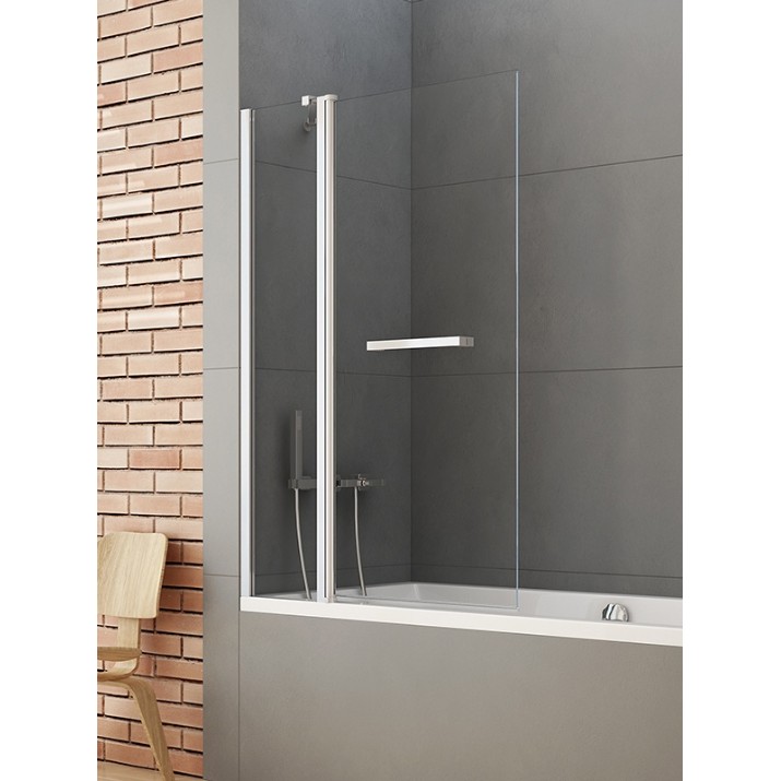 Шторка для ванной New Trendy Bathtub New SoleoScreen Hinged 120x140cm P-0027 (15607)