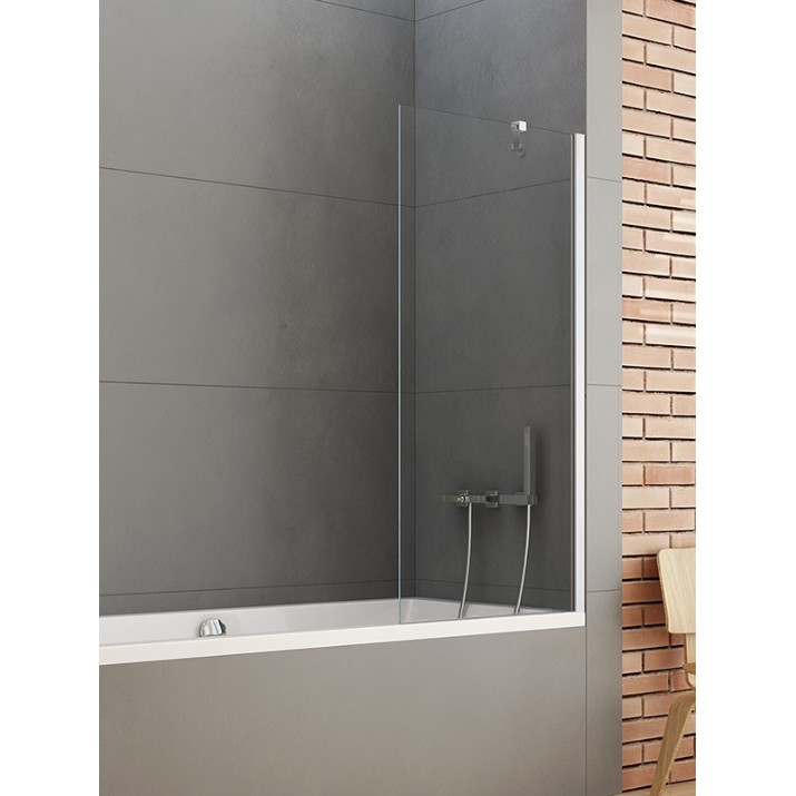 Шторка для ванной New Trendy Bathtub New SoleoScreen Hinged 90x140cm P-0032 (15613)