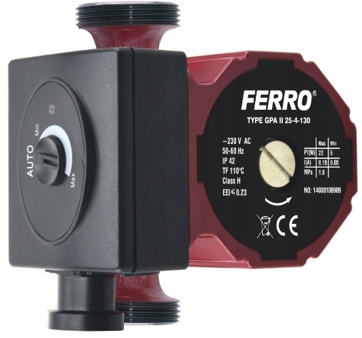 Pompă de circulație Ferro GPA II 130 25-4 0603W